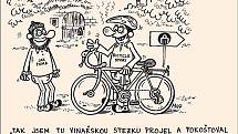 „Tak jsem tu vinařskou stezku projel a pokoštoval vzorky všude, kde bylo otevřeno... Nejvíc mi chutnal Bernard, Gambrinus a Starobrno!“