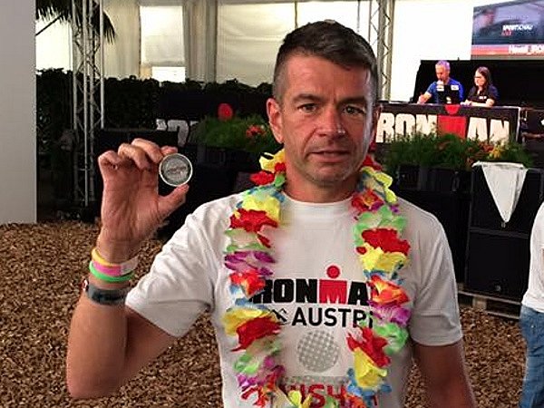 Hustopečan Marek Svoboda uspěl na závodě Ironman Austria 2016.
