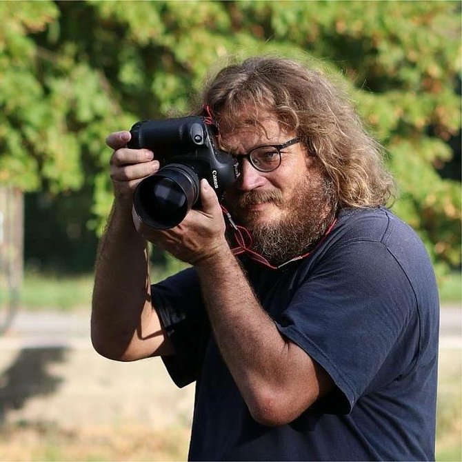 Břeclavský sportovní fotograf David Korda.