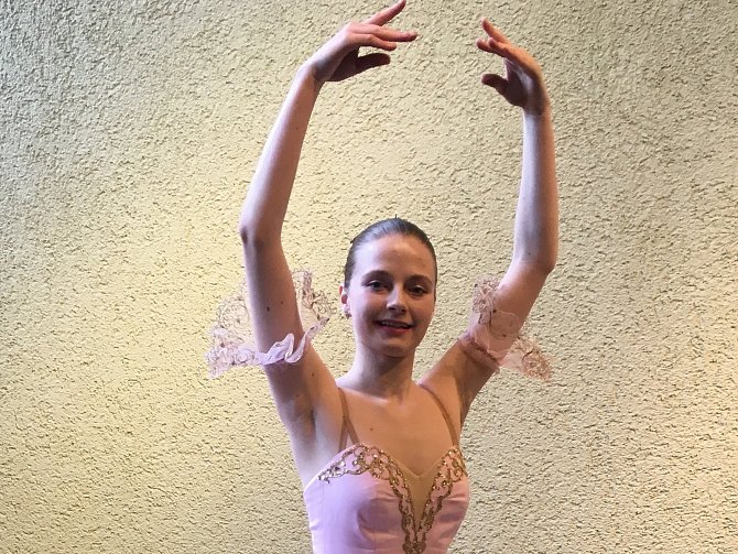 Pavla Izakovičová z Břeclavi se věnuje již několik let baletu.