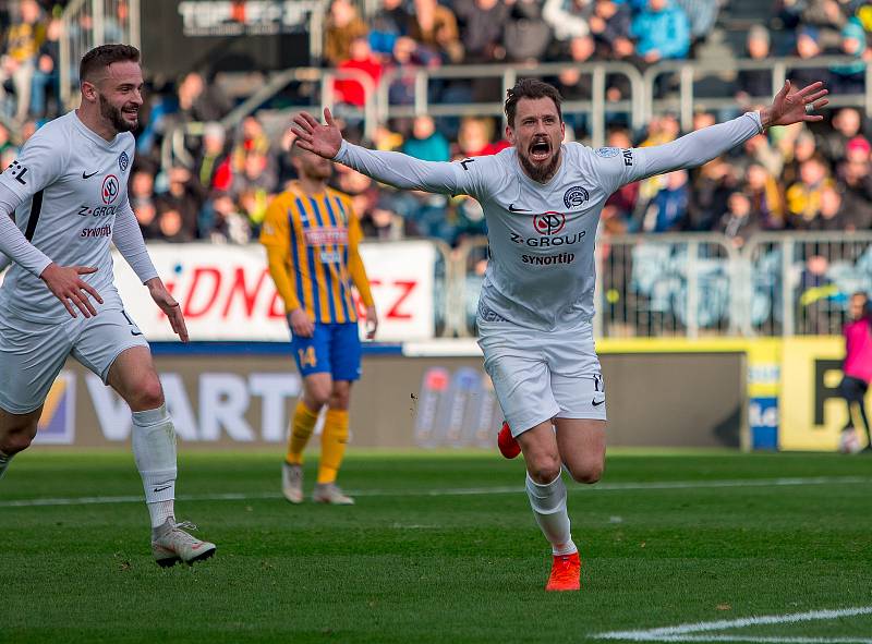 Slezský FC Opava – Slovácko 2:2 (1:0). Na snímku Jaroslav Diviš.