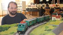 Modely vlaků, železnic a kolejiště vystavují až do neděle v břeclavském Dělnickém domě.