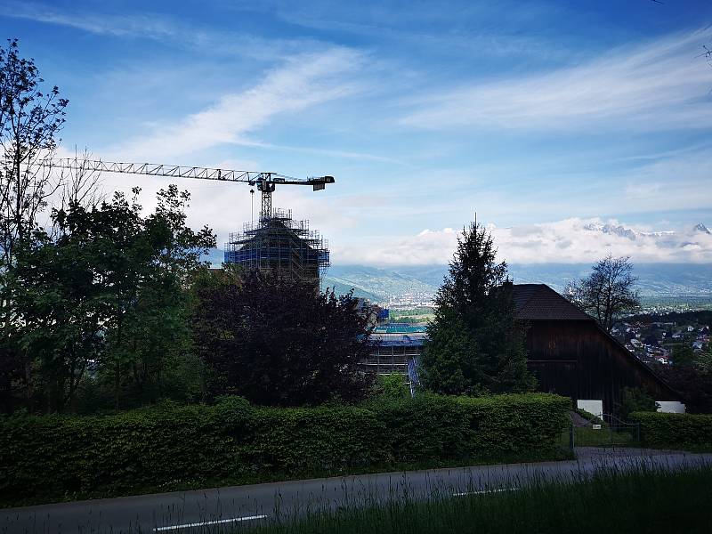 Hrad ve Vaduzu aktuálně prochází velkou rekonstrukcí