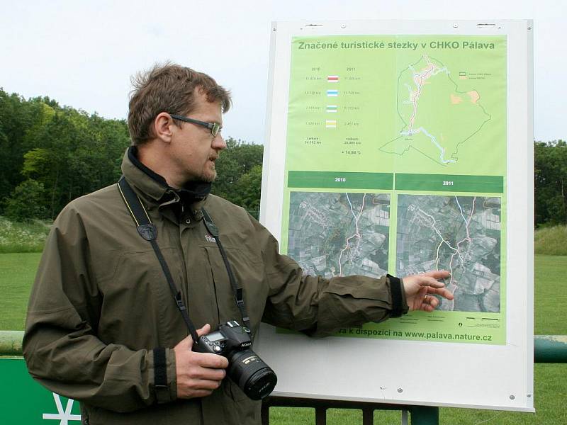 Otevření nových turistických tras v Chráněné krajinné oblasti Pálava.