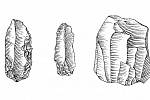 Neolitické kamenné nástroje z Turoldu.Mikulov Turold – archeologické nálezy