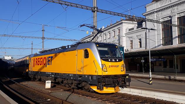 Vlaky společnosti RegioJet, ilustrační foto.