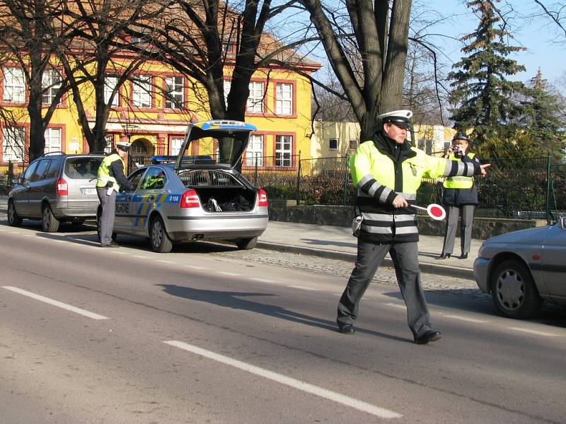 Policejní hlídka. Ilustrační foto.