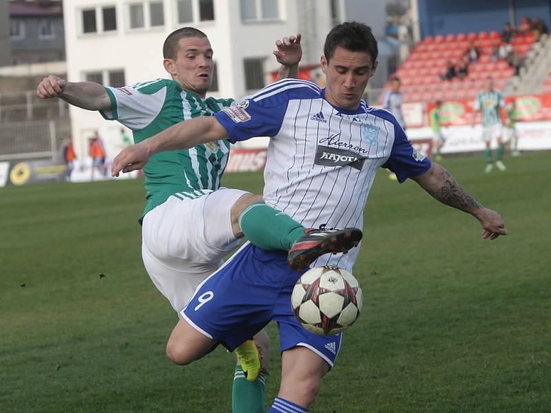 Znojemští fotbalisté v utkání 21. kola nejvyšší české soutěže na brněnském stadionu pouze remizovali 0:0 s Bohemians 1905.