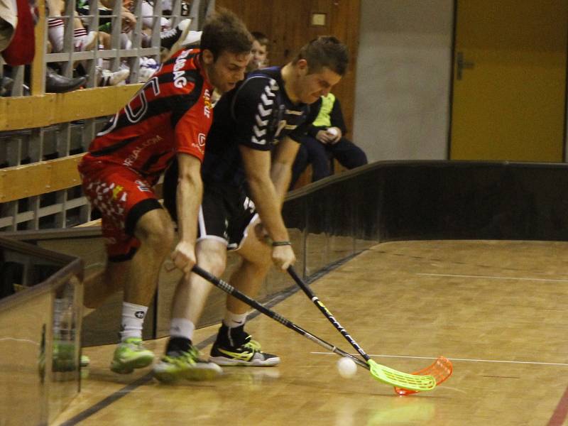 Florbalisté Znojma zdolali v derby Hattrick Brno a to díky skvělé třetí třetině 6:4.