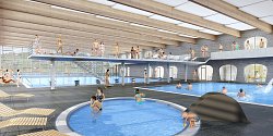 Největší část výdajů spolkne stavba nového bazénu v Louce, který město začalo již v loňském roce stavět.