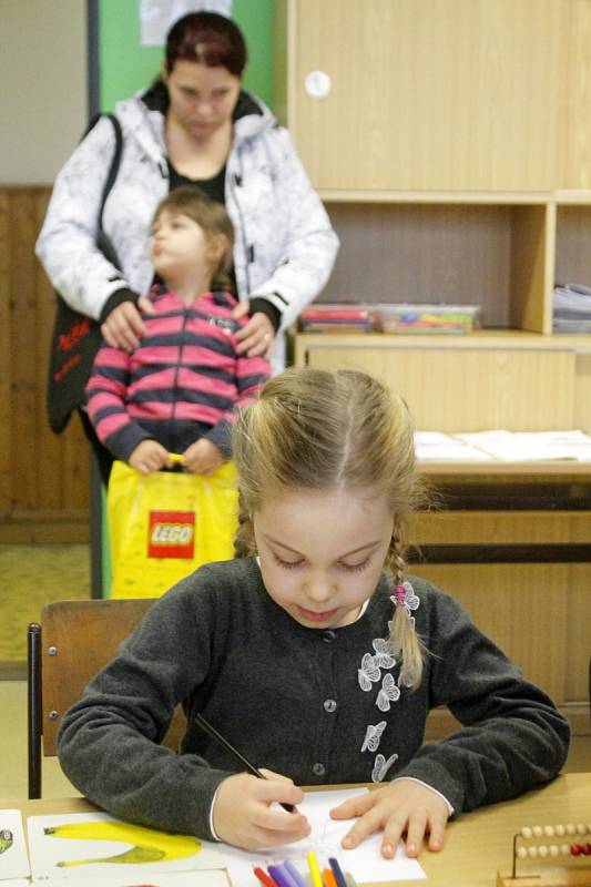 Také ve znojemské Základní škole Pražská bylo v sobotu 23. ledna rušno. Konaly se tam zápisy do prvních tříd.