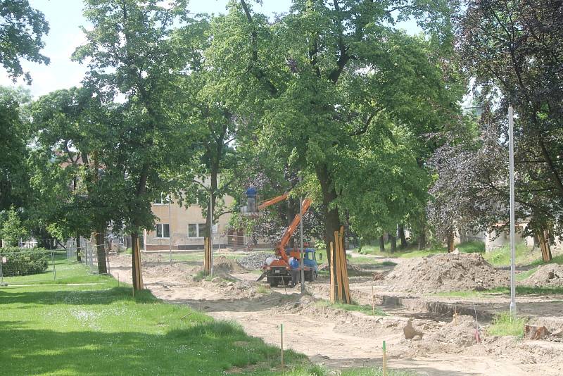 Dolní park je nyní pro veřejnost z velké části uzavřen.