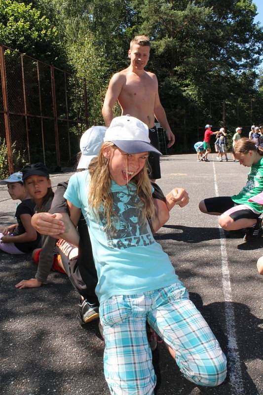 Letní tábor v Podhradí nad Dyjí – Borovině. Snímky z roku 2013.