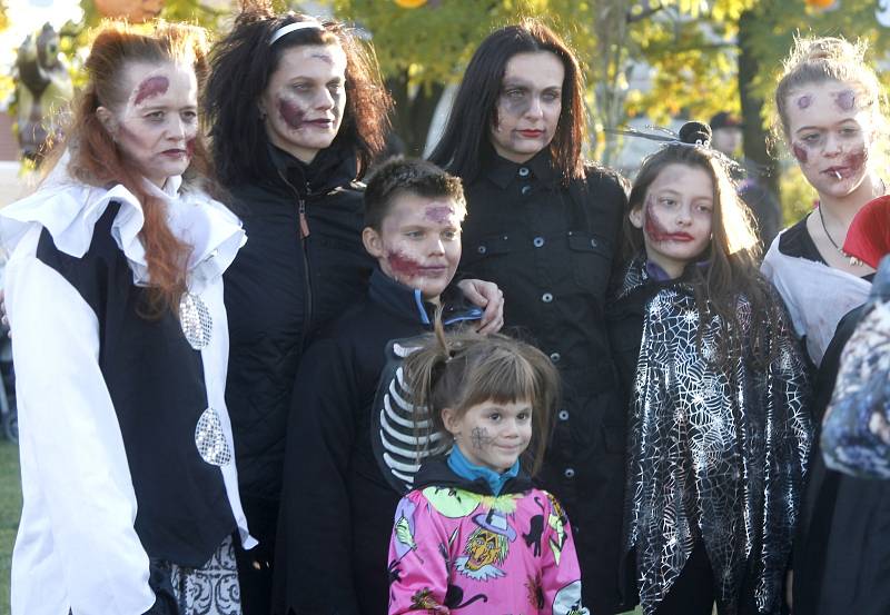 Hodonické a Tasovické děti se bavily při oslavách Halloweenu.