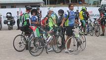 Mezinárodní cyklistická týdenní túra GBI Europe měla letos zastávku i ve Znojmě.