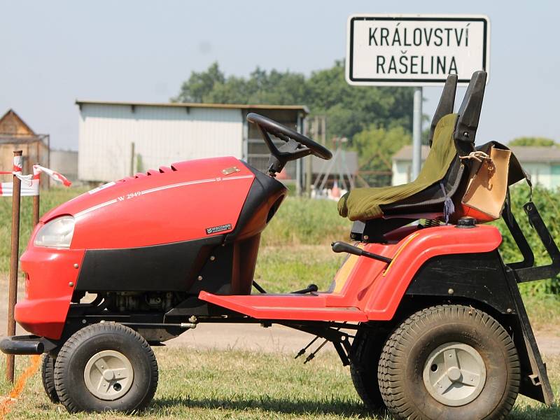 Okrašlovací spolek v Šanově společně s obcí připravil v parné letní sobotě první ročník soutěže sekaček. Bavili se všichni. Soutěžící i diváci.