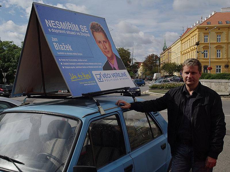 Lídr Věcí veřejných ve Znojmě Jan Blažek.