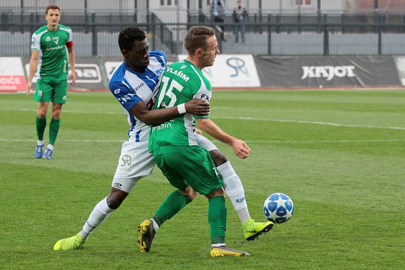 Druholigoví fotbalisté Znojma sehráli v pátek utkání 22. kola Fortuna:Národní ligy proti Vlašimi.