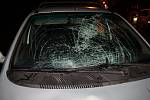 Policisté hledají svědky srážky auta s chodcem, ke které došlo v pátek 20. prosince 2019 ve Znojmě.