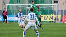 Druholigoví fotbalisté Znojma sehráli v pátek utkání 22. kola Fortuna:Národní ligy proti Vlašimi.