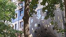 Z letního výletu do Vídně.Hundertwasser village.