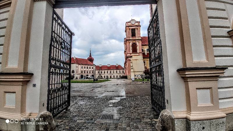 S kamarádem Fritzem na výletě Dolním Rakouskem.