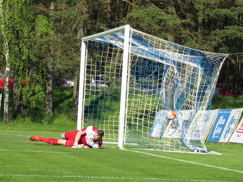 Znojemští fotbalisté si komplikují postup do 1. ligy.