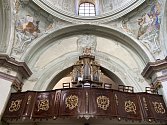 Varhany v kostele sv. Hippolyta na znojemském Hradišti.