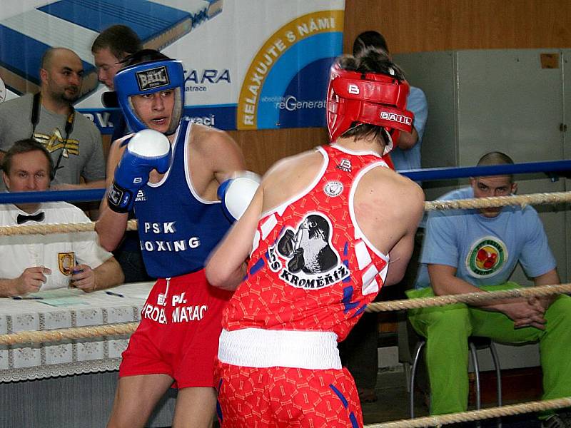 Junior Bohumil Kočka v ringu.