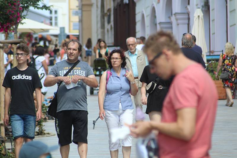 Davy turistů už druhý měsíc objevují krásy Znojma.