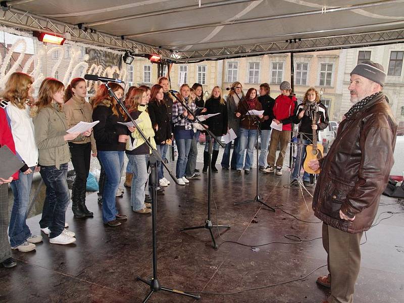 Koncert Pěveckého sboru Znoimia při znojemském adventu. 