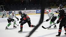 Hokejisté Znojma (černí) přivítali v 18. kole ICEHL na domácím ledě celek Lublaně.