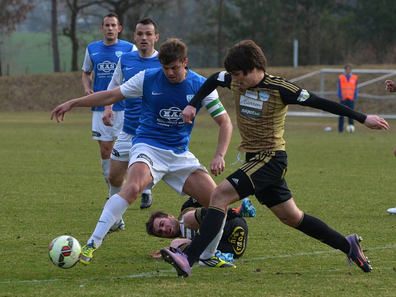 Fotbalisté druholigového Znojma prohráli na hřišti Táborska 0:2.