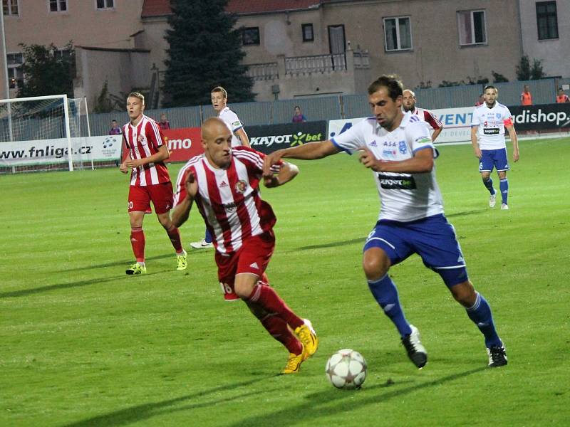 Znojemští fotbalisté v dalším zápase FNL zdolali Třinec 5:2