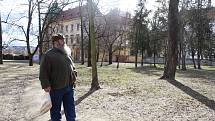 Park u Louckého kláštera plánuje společně se sousedními plochami blízko řeky Dyje a náhonu u Vránova mlýna revitalizovat vedení Znojma.