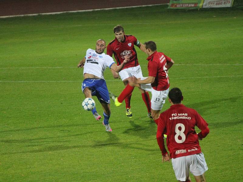 I v dalším domácím zápase se radovali hráči fotbalového Znojma z vítězství. Tentokrát doma zdolali Táborsko 4:2.