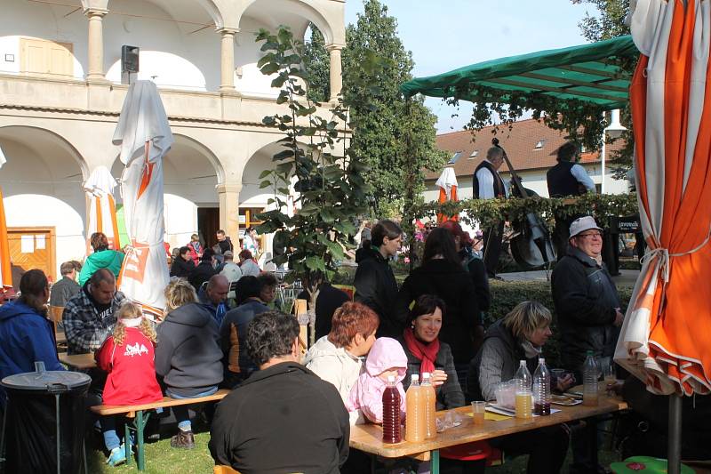 Přestože ostrý vítr cuchal co chvíli lidem vlasy, letošní Podzimní bohutické slavnosti si v sobotu nenechaly ujít zástupy návštěvníků. Až na vítr počasí slavnostem přálo.