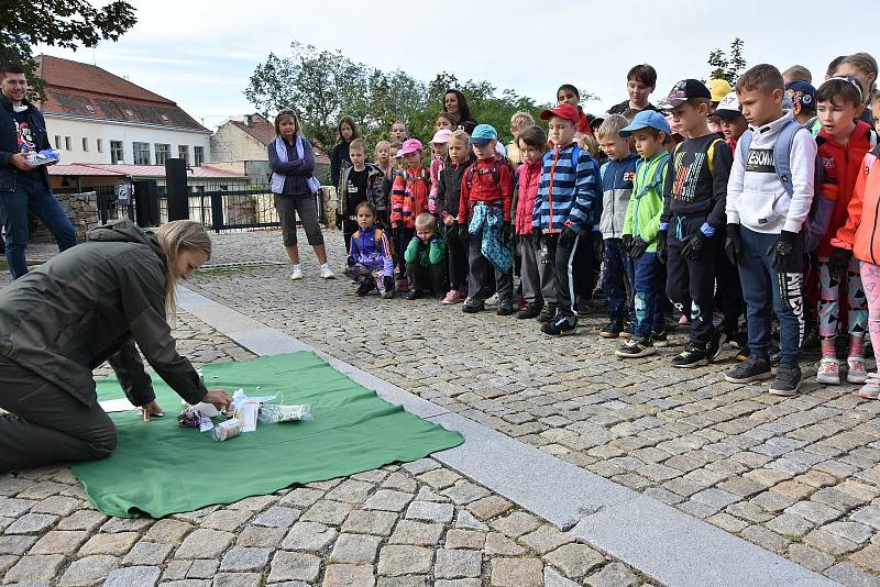 Žáci ze Základní školy Pražská.