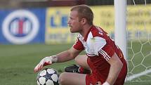 Plzeň (v černém) porazila Znojmo 1:0 a odváží si tři body. 