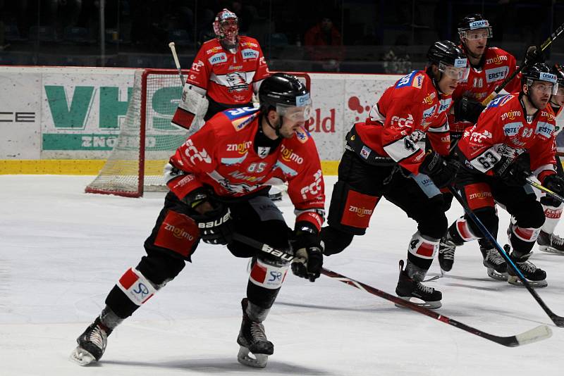 Znojemští hokejisté se v pátek utkali s rakouským Grazem v rámci 41. kola mezinárodní soutěže EBEL.