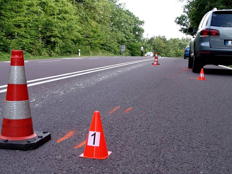 V neděli po 17 hodině sjelo auto za Vranovskou Vsí ze silnice a narazilo do stromu.