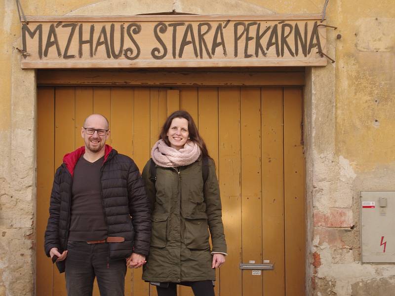Valerie a David Kozelští tři roky opravují dům ve Velké Mikulášské ve Znojmě.