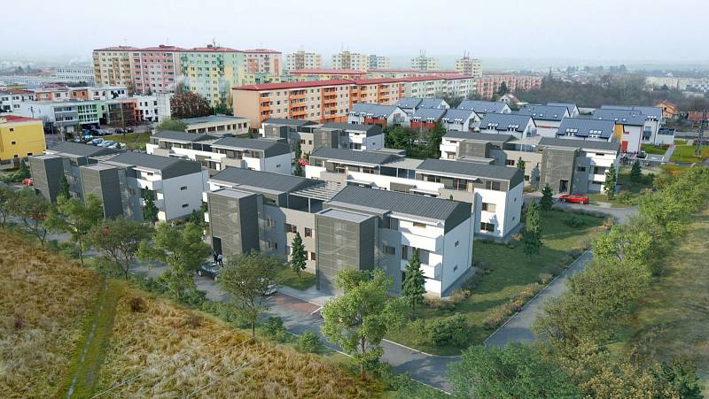 Ve Znojmě roste šedesát nových bytů v městské části Přímětice.