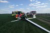 Na okraji Znojma havaroval kluzák: pilot je s těžkými zraněními v nemocnici
