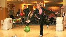 Jednoho z prvních utkání v přímětickém Bowling baru se zúčastnila také Zuzana Škapová z týmu Venezuela.