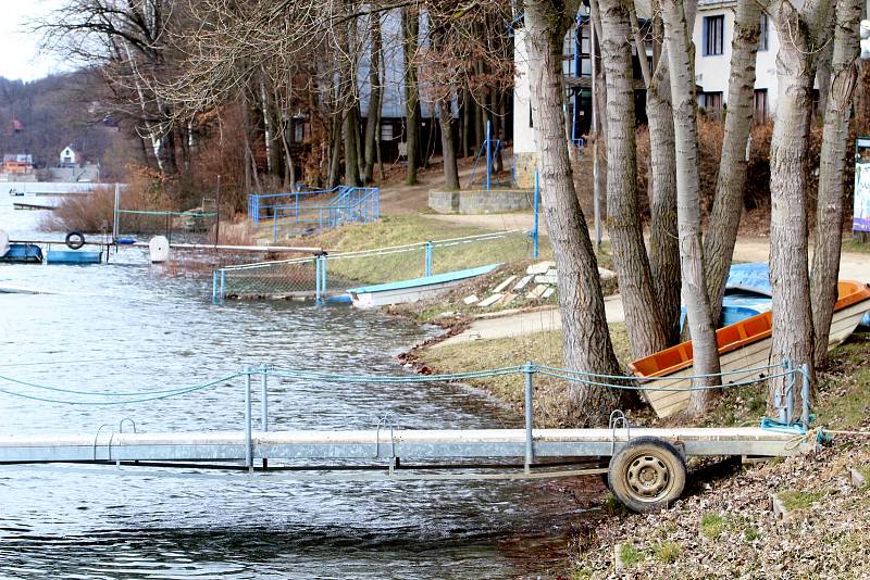 Ke stům procentům se 1. března 2019 přiblížila zásoba vody v nádrži vranovské přehrady.