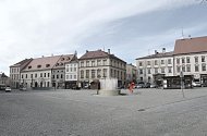 Na Horním náměstí ve Znojmě bude nějaký čas maketa budoucí možné kašny.