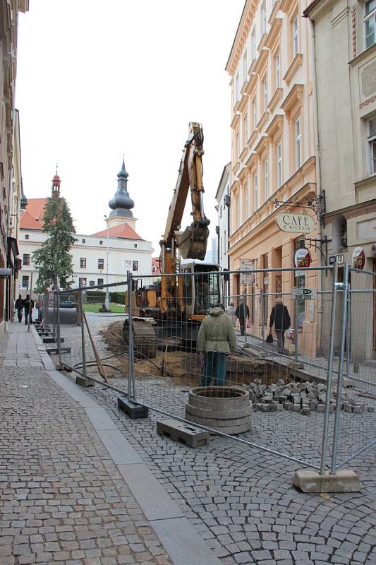 Znojemské centrum sevřely uzavírky.