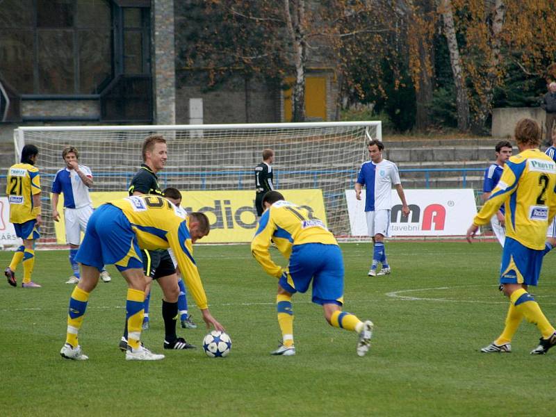 Znojemští fotbalisté s exligovým Zlínem remizovali 1:1. 