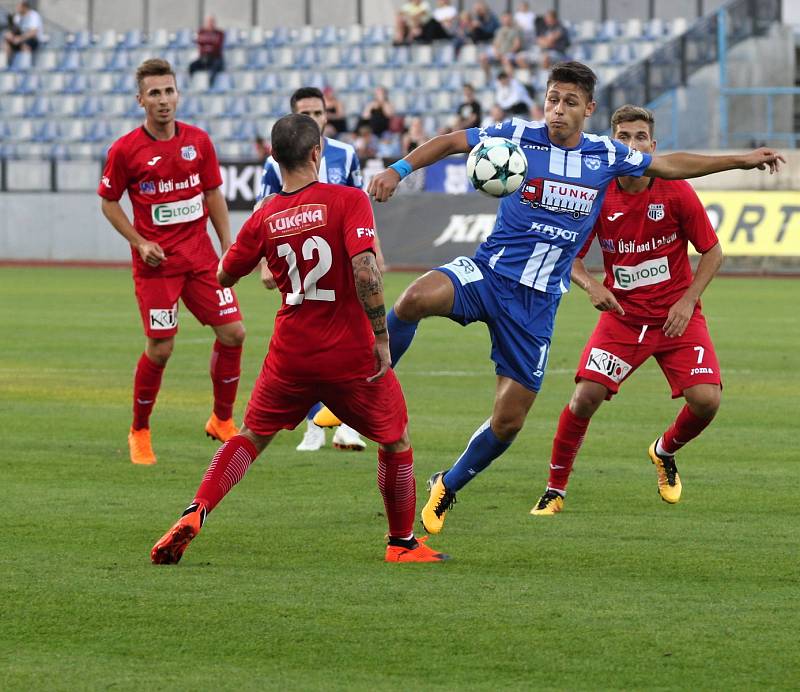 V devátém kolo FOTUNA: NÁRODNÍ LIGY hostilo 1. SC Znojmo FK mužstvo FK Ústí nad Labem